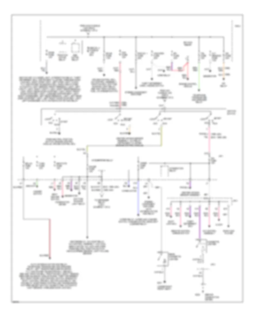 Power Distribution Wiring Diagram 2 of 2 for Lexus GS 300 1995