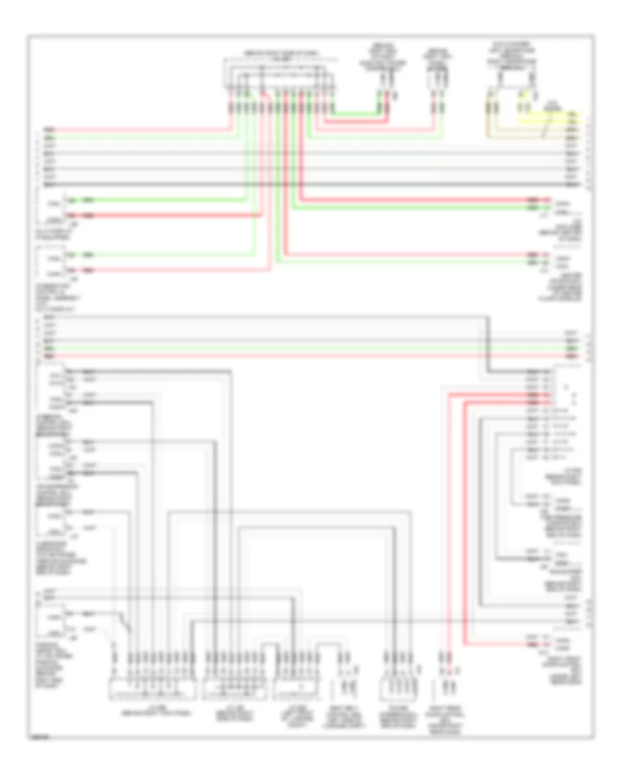High Low Bus Wiring Diagram 2 of 3 for Lexus LS 460L 2007
