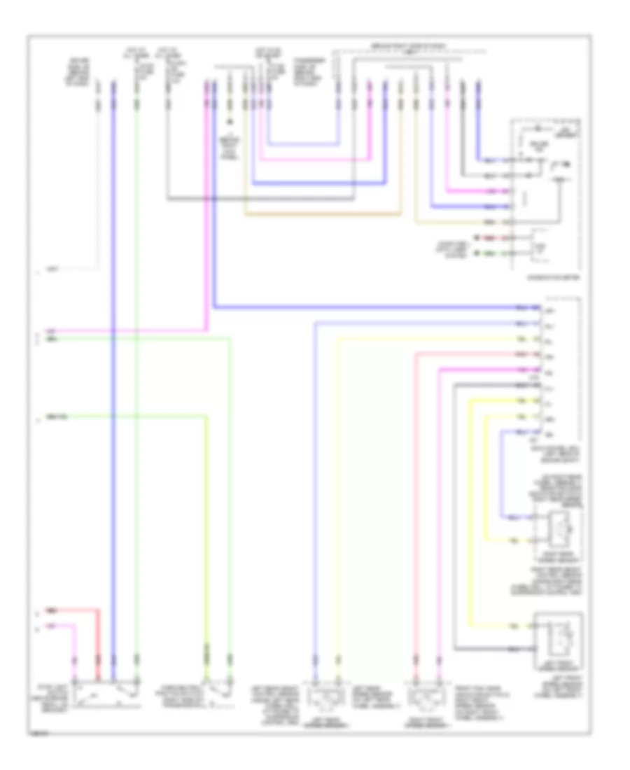 Cruise Control Wiring Diagram, without Dynamic Laser Controls (2 of 2) for Lexus LS 460L 2007