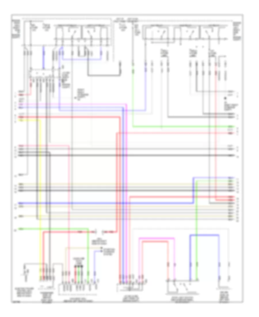 4.6L, Engine Performance Wiring Diagram (2 of 7) for Lexus LS 460L 2007
