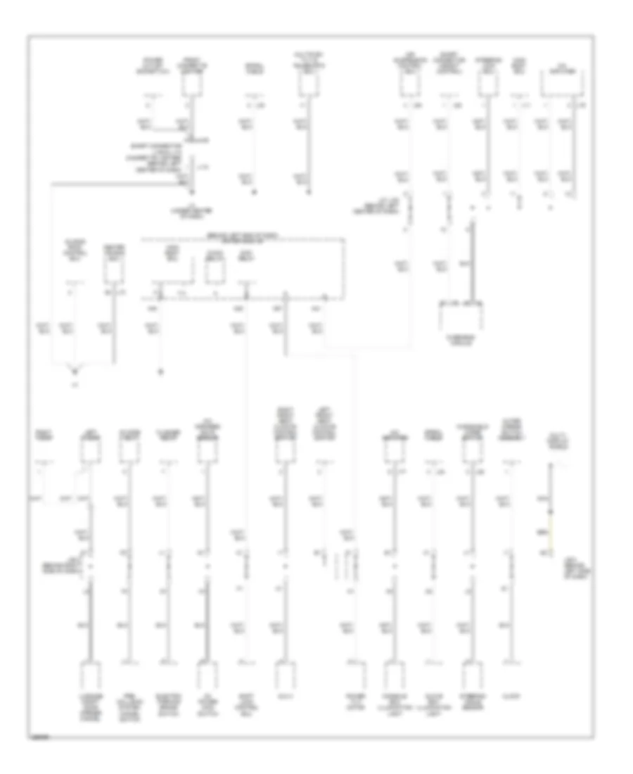 Ground Distribution Wiring Diagram 3 of 6 for Lexus LS 460L 2007