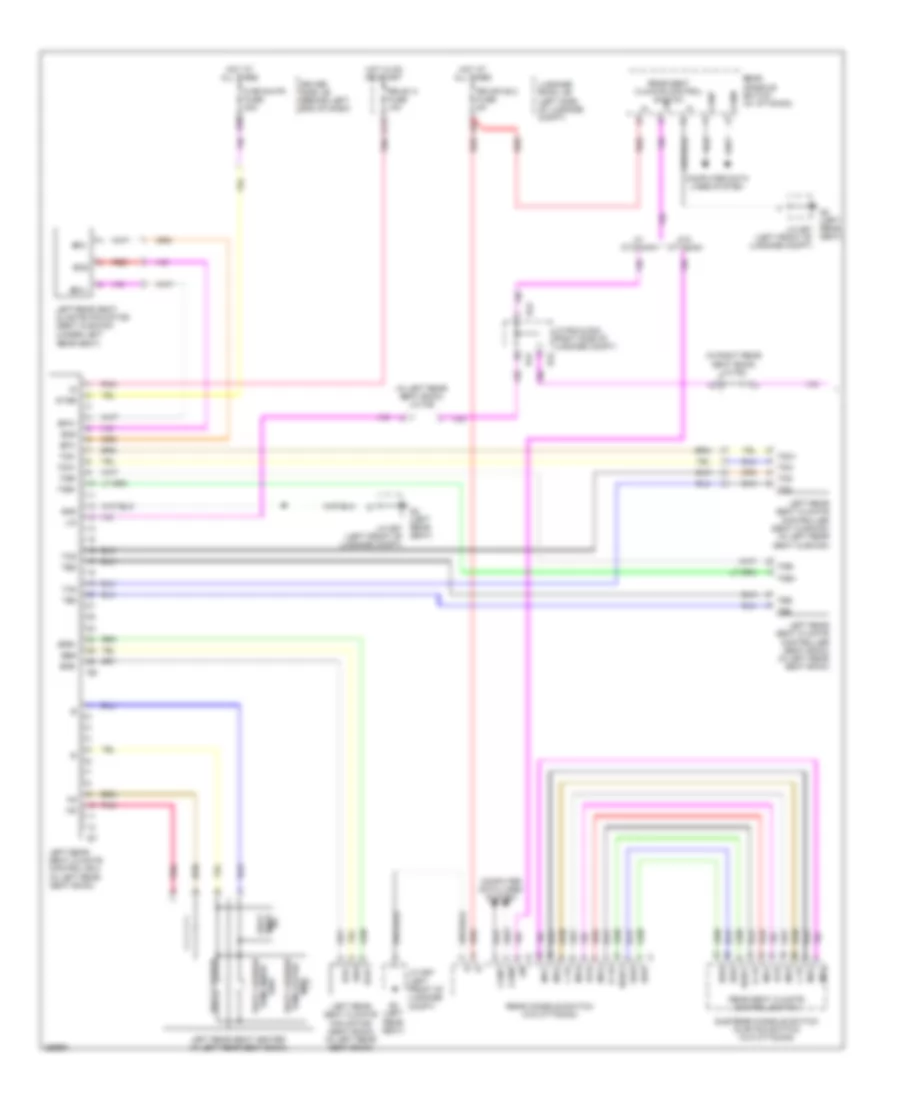 Climate Control Seats Wiring Diagram, Rear (1 of 2) for Lexus LS 460L 2007