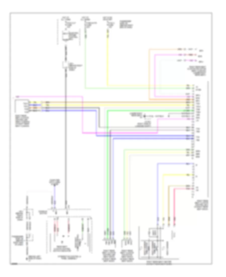 Climate Control Seats Wiring Diagram, Rear (2 of 2) for Lexus LS 460L 2007
