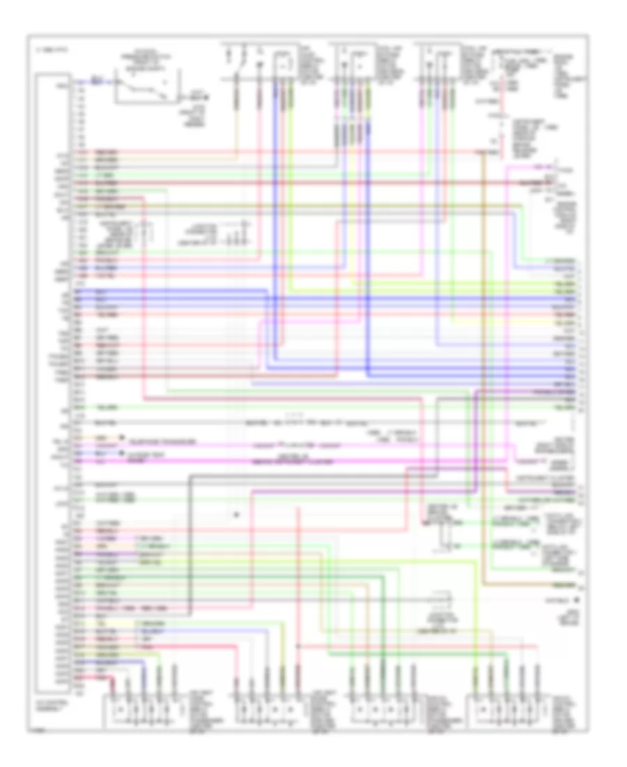 Air Conditioning Wiring Diagrams 1 of 2 for Lexus LS 400 1995