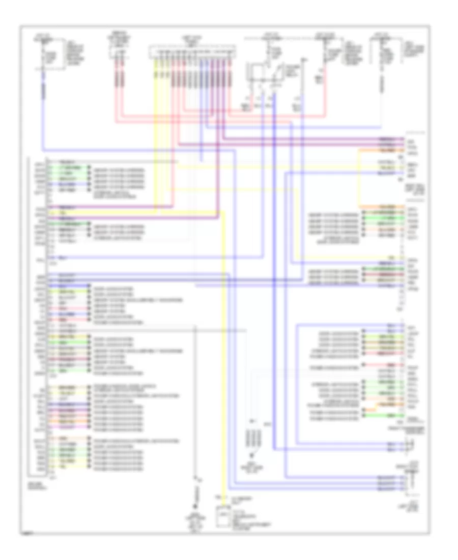 Driver  Passenger Door ECU Wiring Diagram for Lexus LS 400 1995