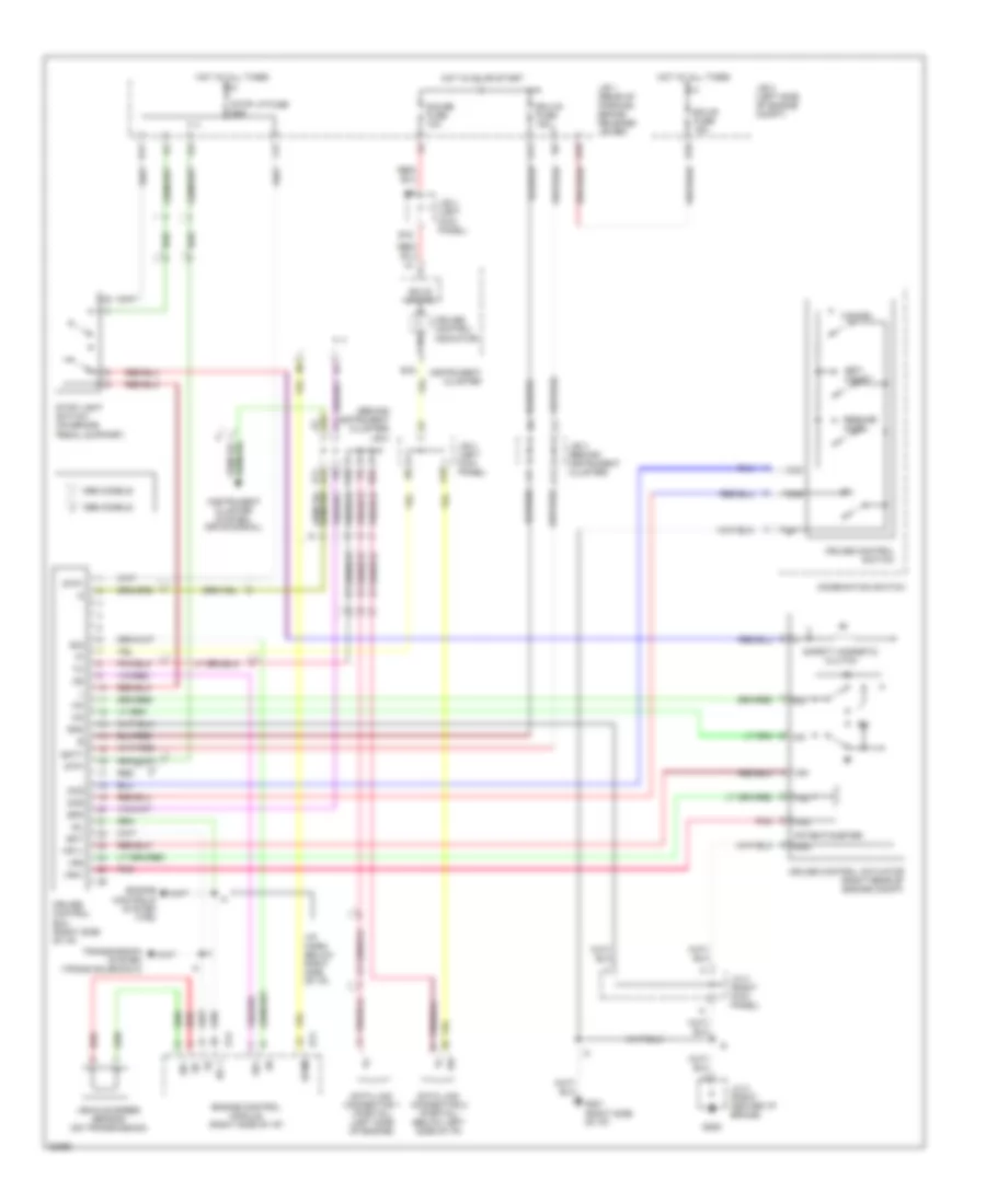 Cruise Control Wiring Diagram for Lexus LS 400 1995