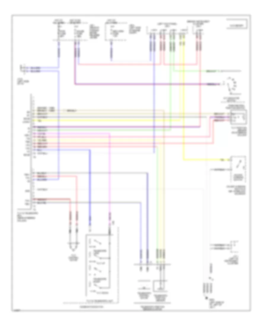 Power Tilt  Telescopic Steering Column Wiring Diagram without Memory for Lexus LS 400 1995