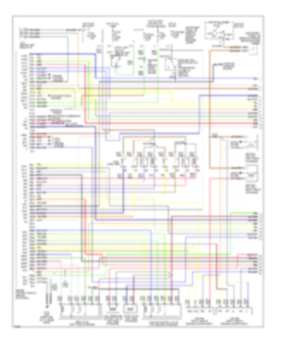 4 0L Engine Performance Wiring Diagrams 1 of 4 for Lexus LS 400 1995
