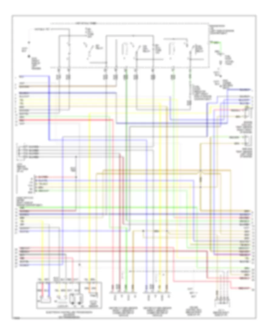 4.0L, Engine Performance Wiring Diagrams (2 of 4) for Lexus LS 400 1995