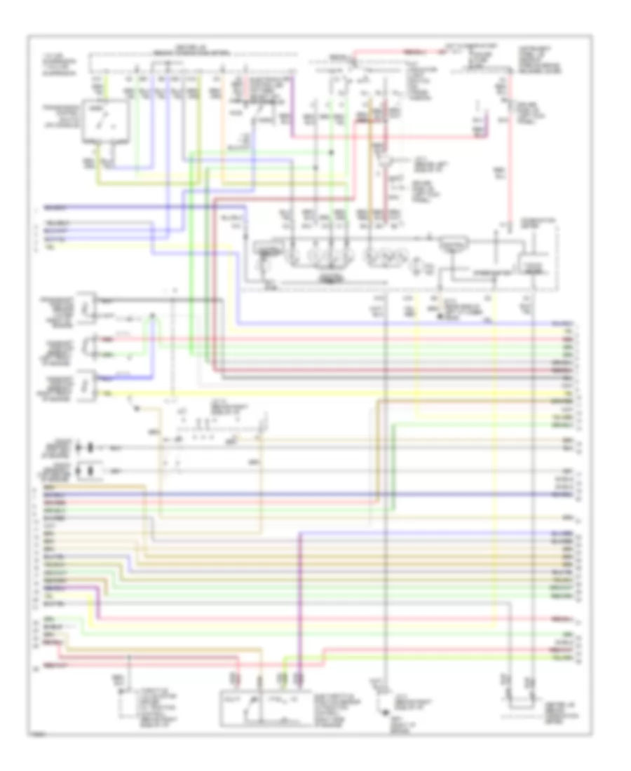 4.0L, Engine Performance Wiring Diagrams (3 of 4) for Lexus LS 400 1995