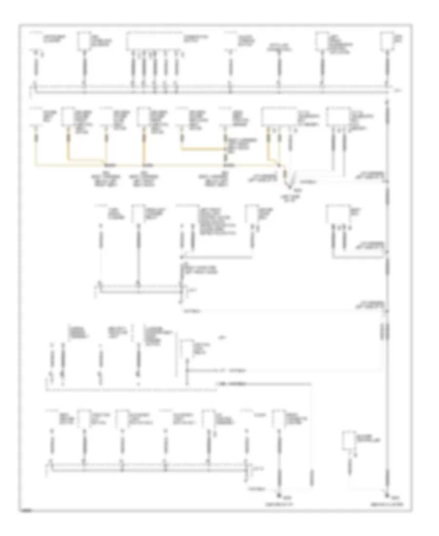 Ground Distribution Wiring Diagram (3 of 5) for Lexus LS 400 1995