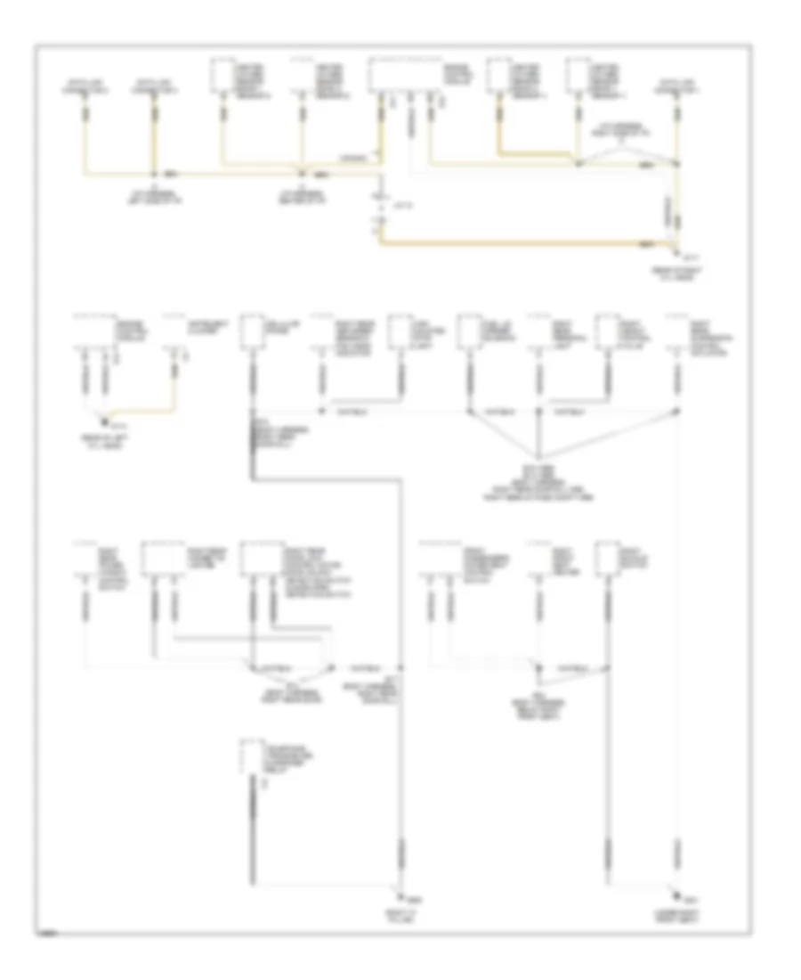 Ground Distribution Wiring Diagram (4 of 5) for Lexus LS 400 1995