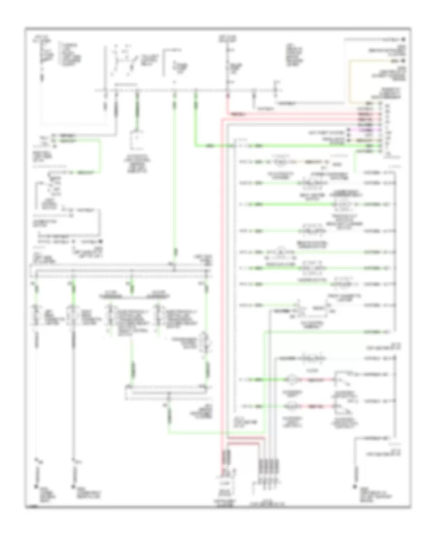 Instrument Illumination Wiring Diagram for Lexus LS 400 1995