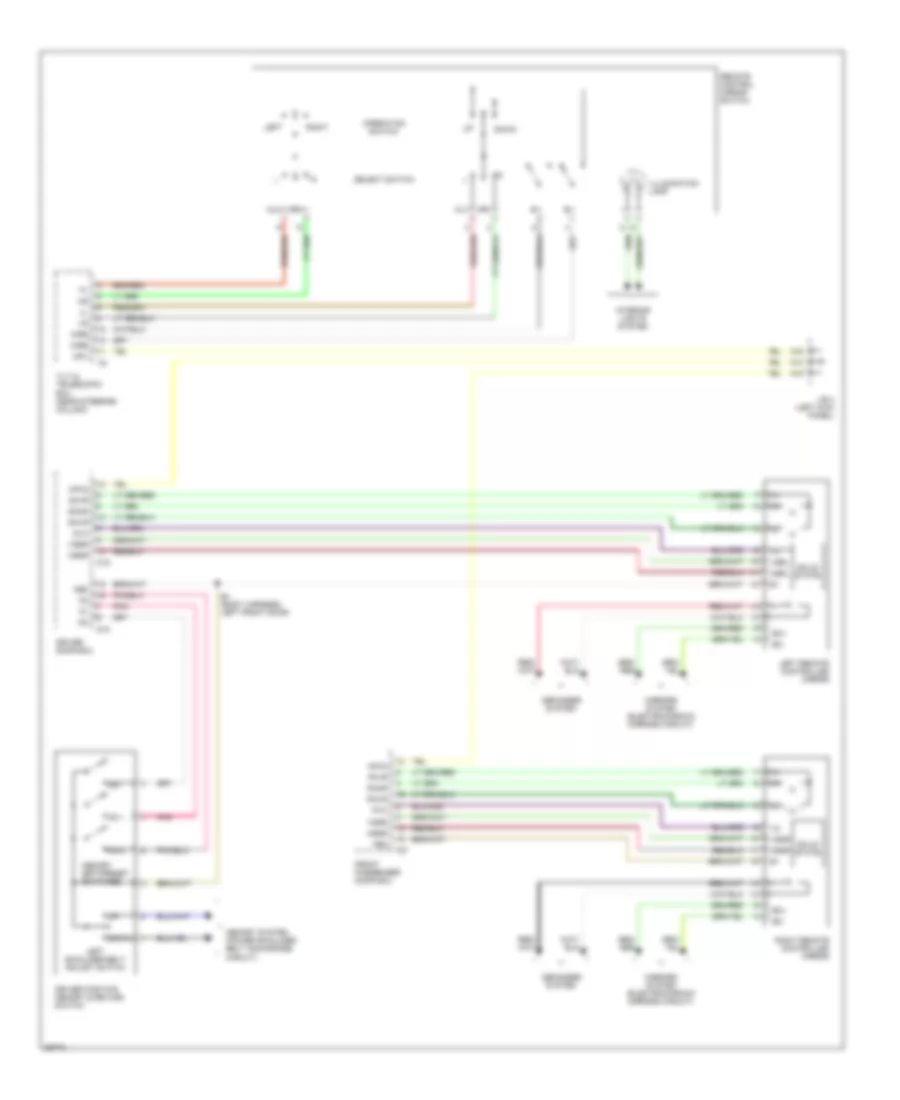 Memory Mirrors Wiring Diagram for Lexus LS 400 1995