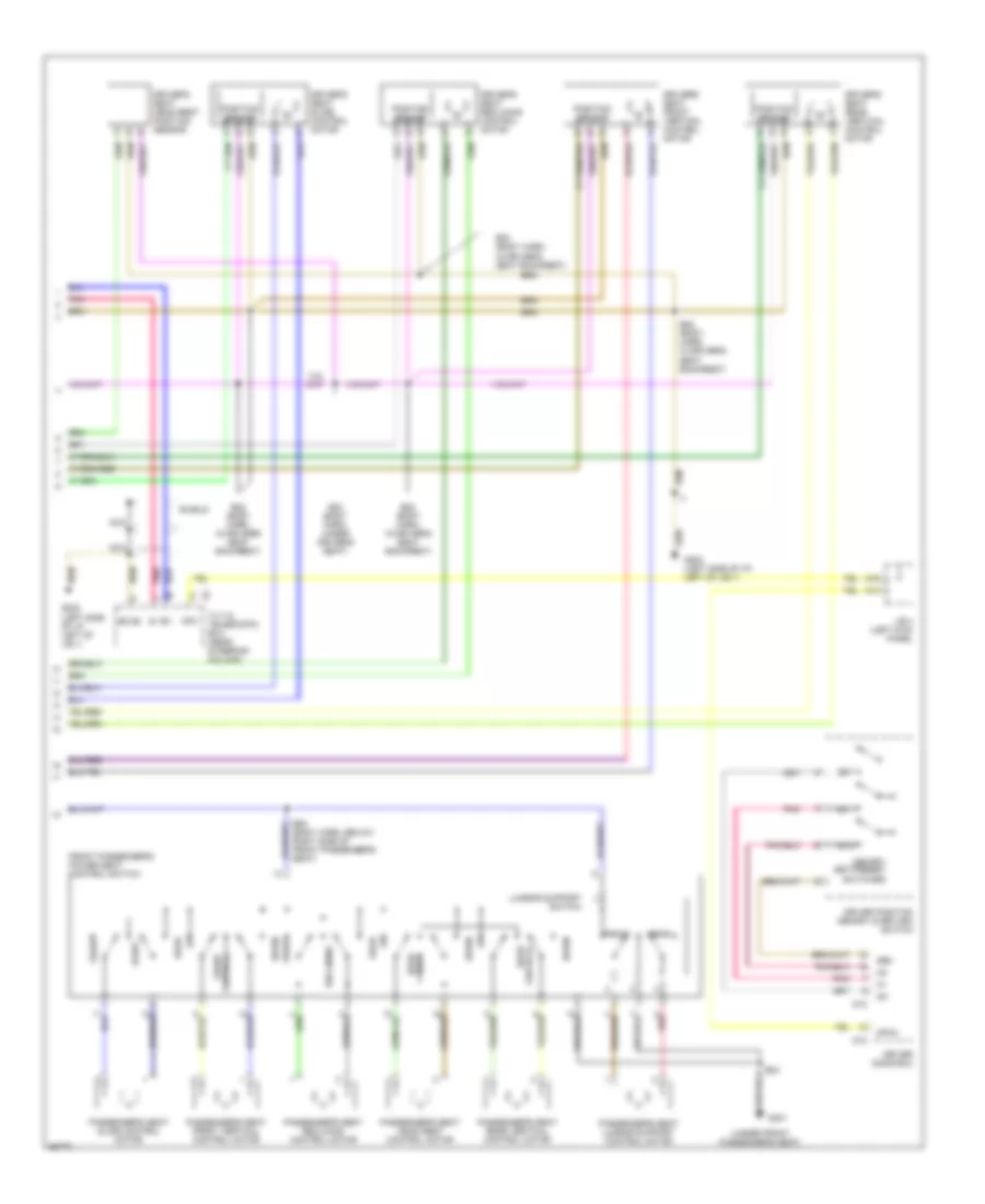 Memory Seat Wiring Diagram (2 of 2) for Lexus LS 400 1995