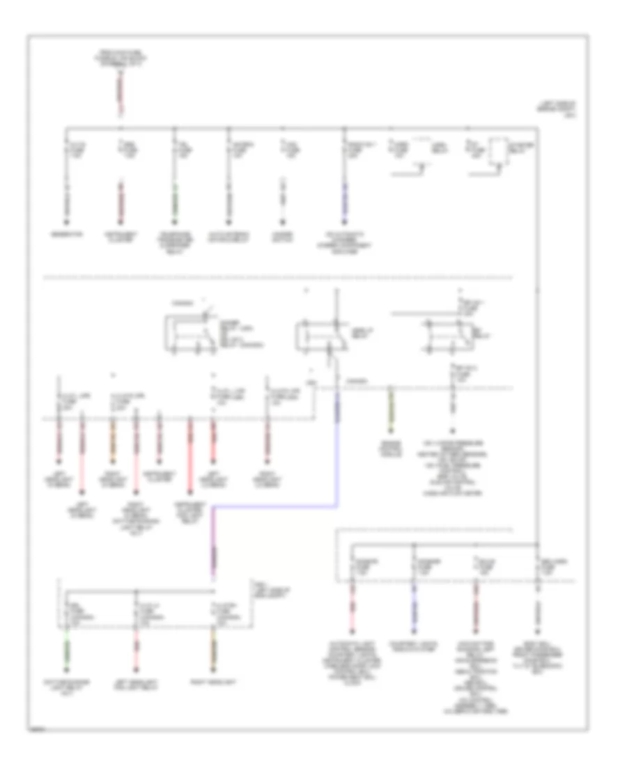 Power Distribution Wiring Diagram 2 of 3 for Lexus LS 400 1995