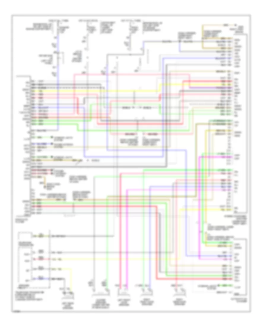 Radio Wiring Diagrams for Lexus LS 400 1995