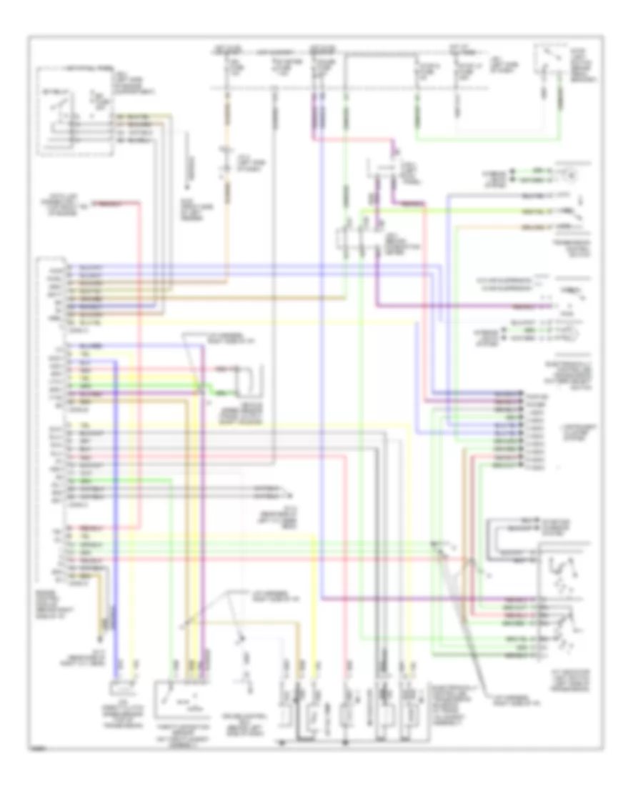 Transmission Wiring Diagram for Lexus LS 400 1995