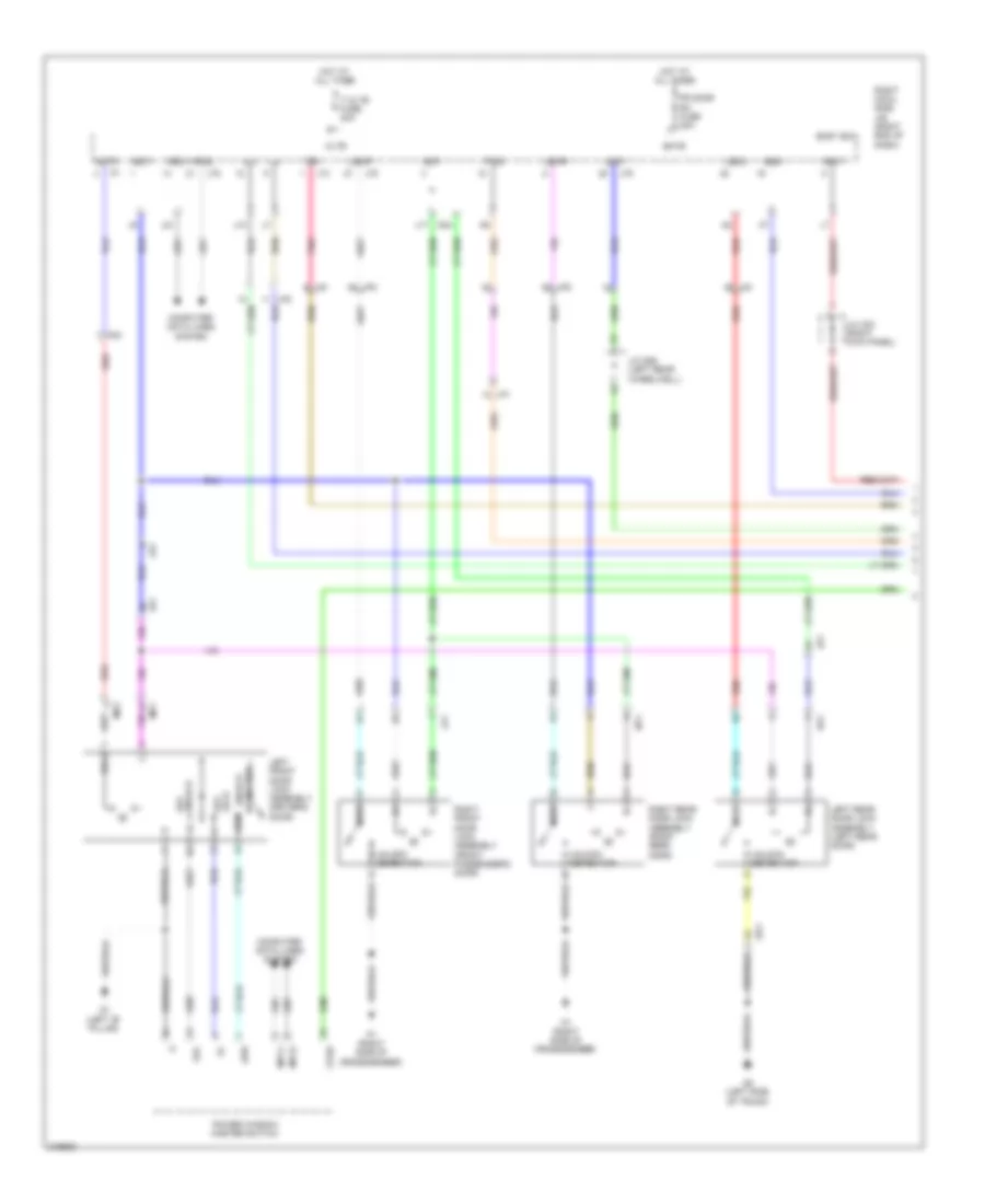 Forced Entry Wiring Diagram 1 of 7 for Lexus IS 250 2012