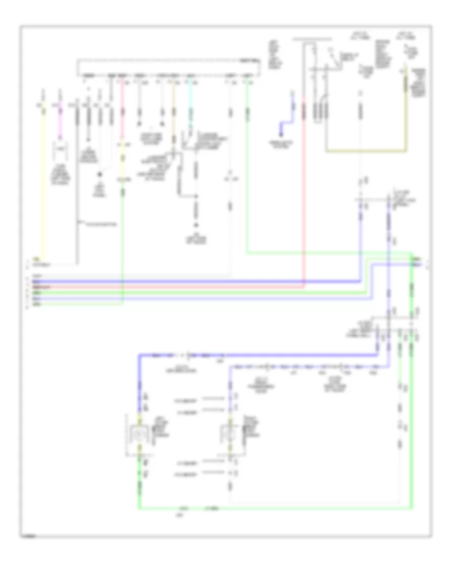 Forced Entry Wiring Diagram 3 of 7 for Lexus IS 250 2012