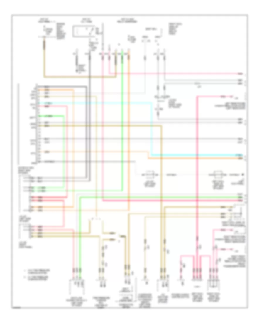High Low Bus Wiring Diagram 1 of 3 for Lexus IS 250 2012