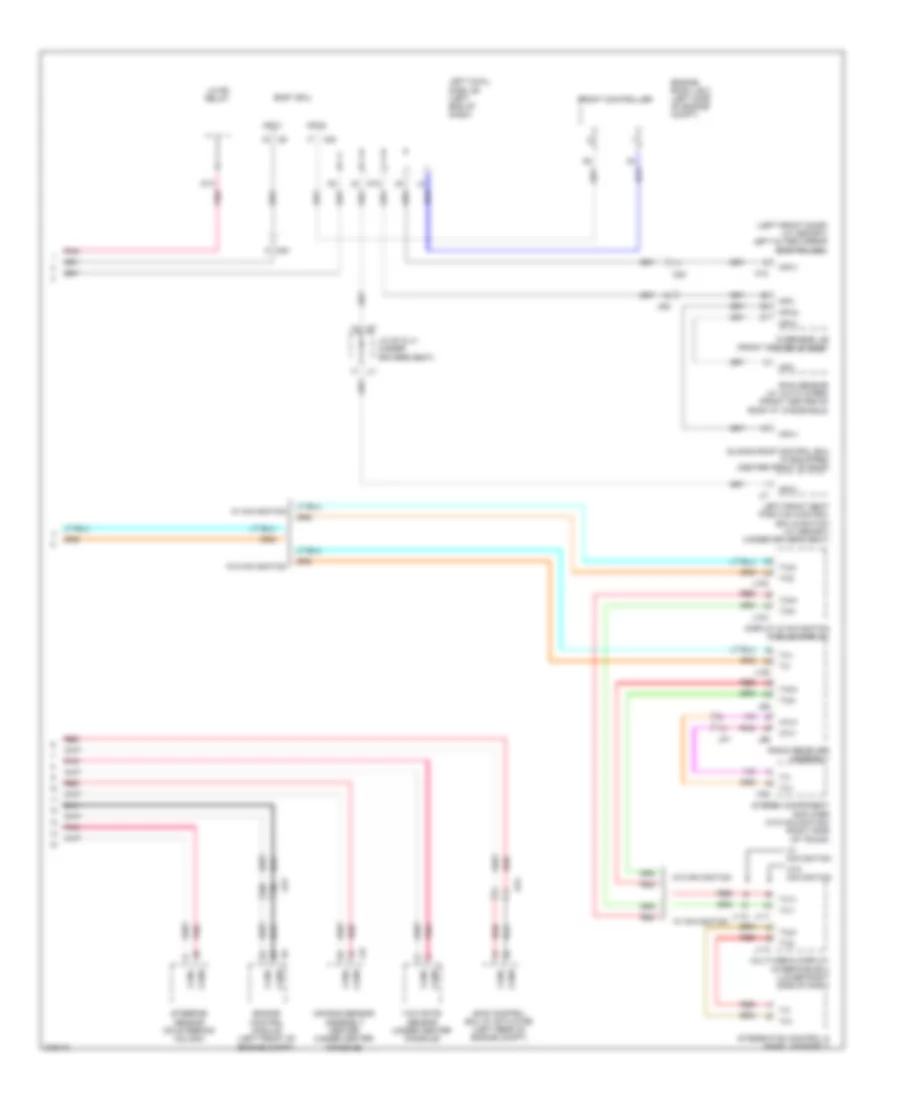 High Low Bus Wiring Diagram 3 of 3 for Lexus IS 250 2012
