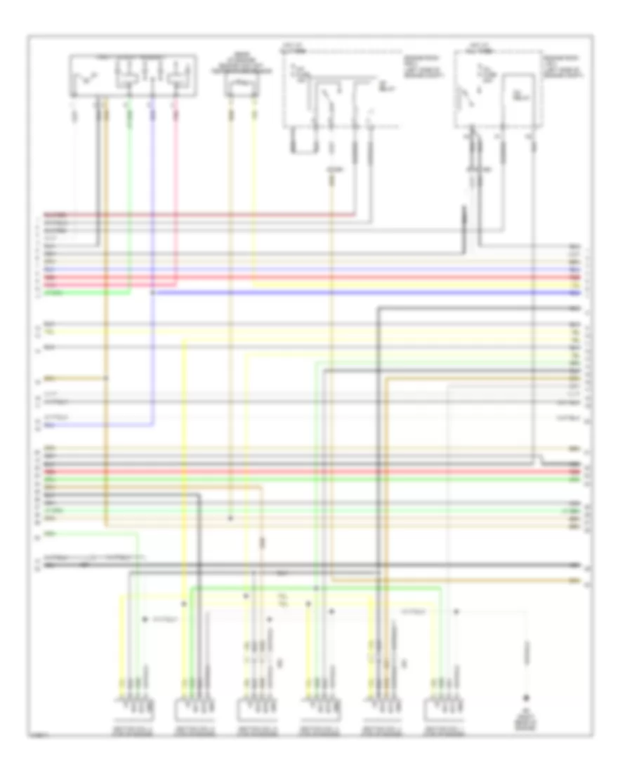 2.5L, Engine Performance Wiring Diagram (5 of 8) for Lexus IS 250 2012