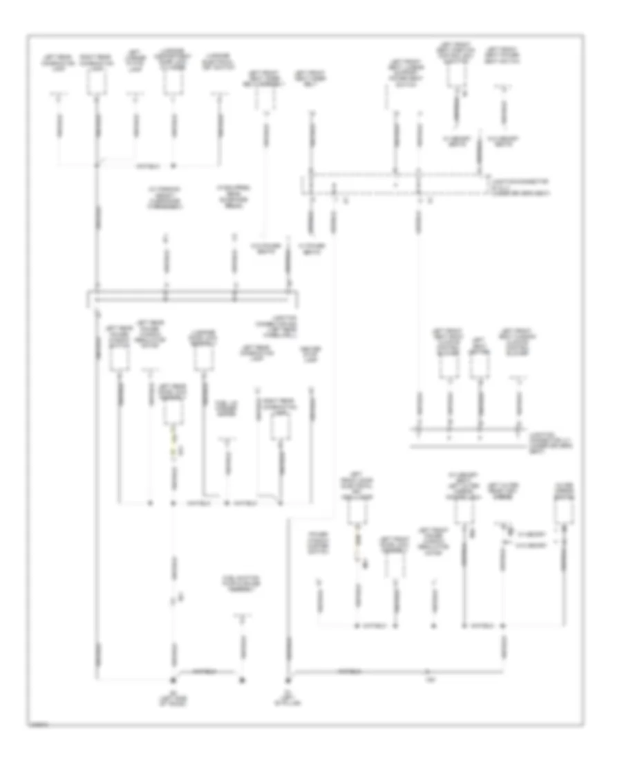 Ground Distribution Wiring Diagram (5 of 7) for Lexus IS 250 2012