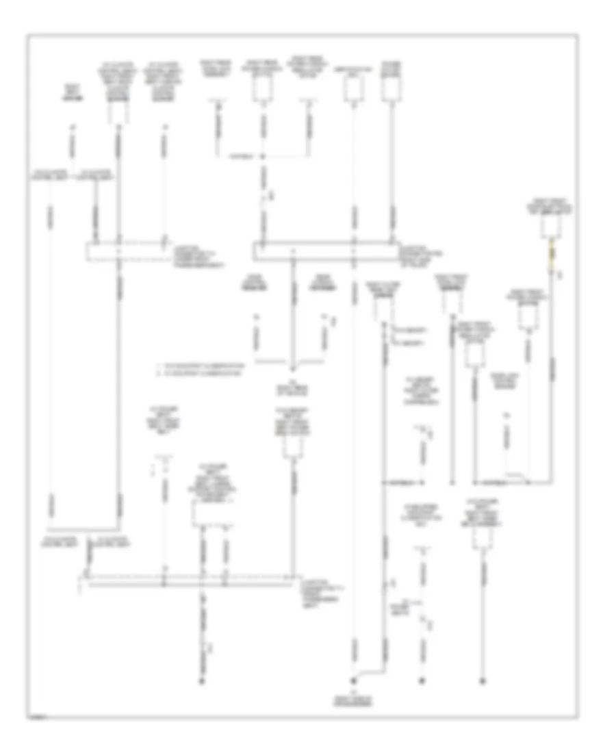 Ground Distribution Wiring Diagram (6 of 7) for Lexus IS 250 2012