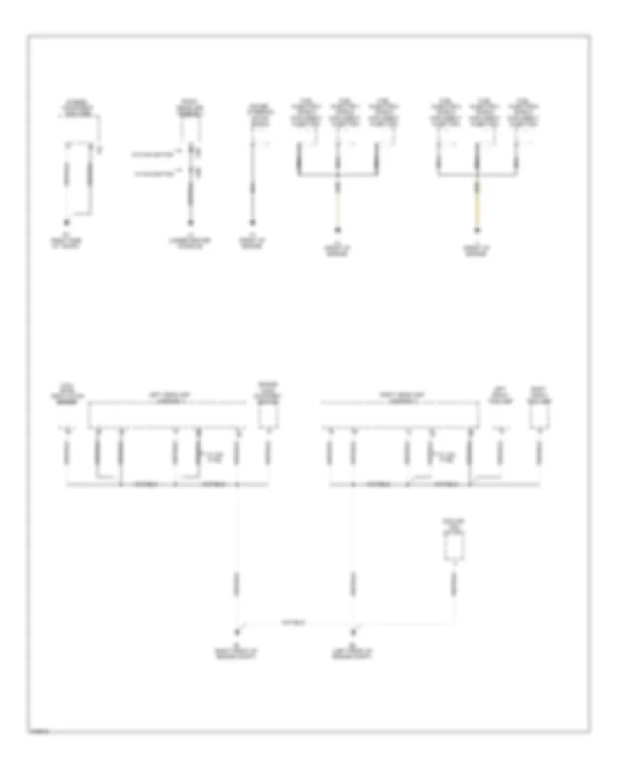 Ground Distribution Wiring Diagram (7 of 7) for Lexus IS 250 2012