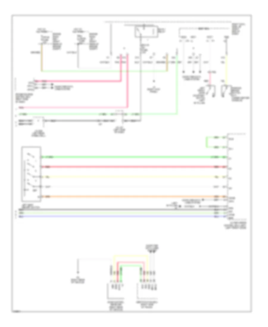 Drivers Memory Seat Wiring Diagram (2 of 2) for Lexus IS 250 2012