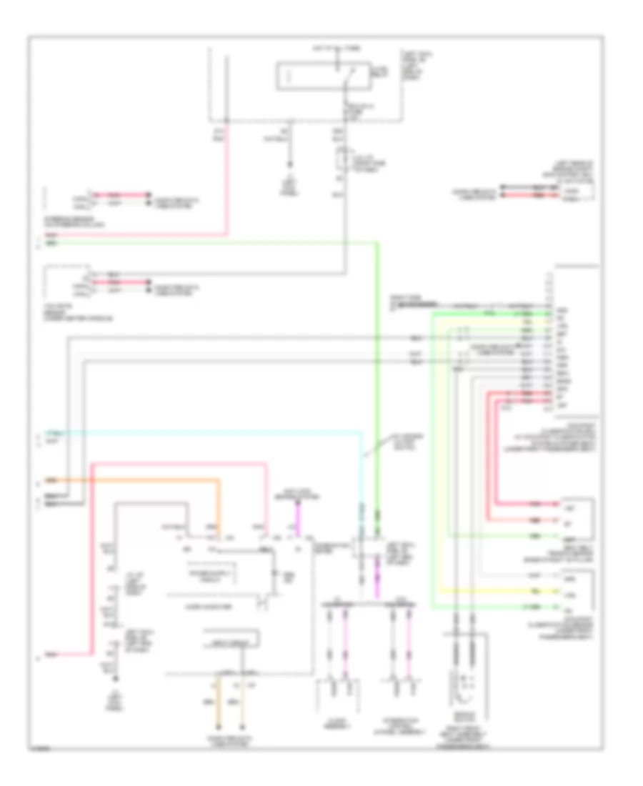 Supplemental Restraints Wiring Diagram 3 of 3 for Lexus IS 250 2012