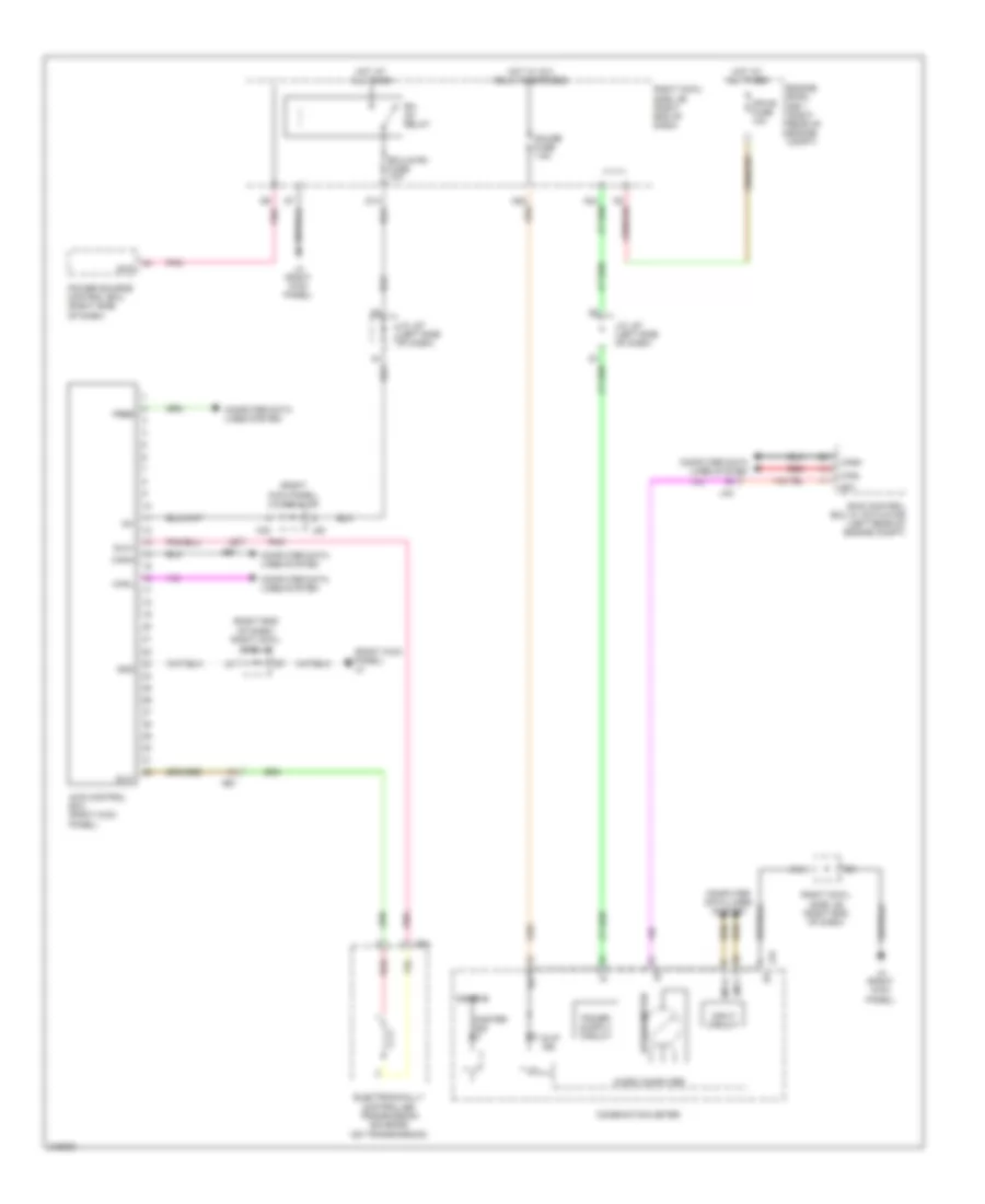 4WD Wiring Diagram for Lexus IS 250 2012