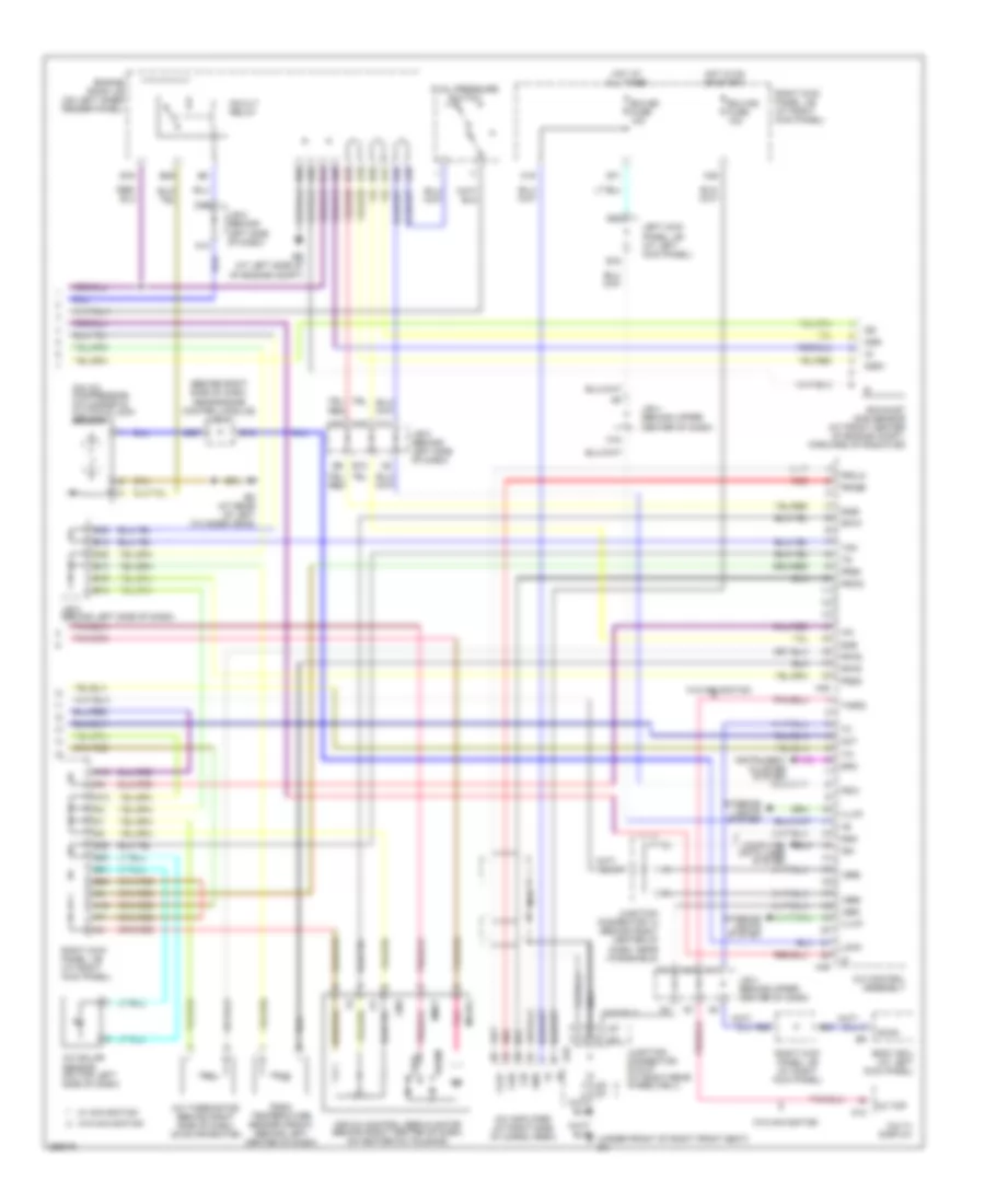 Front A C Wiring Diagram 2 of 2 for Lexus LX 470 2007