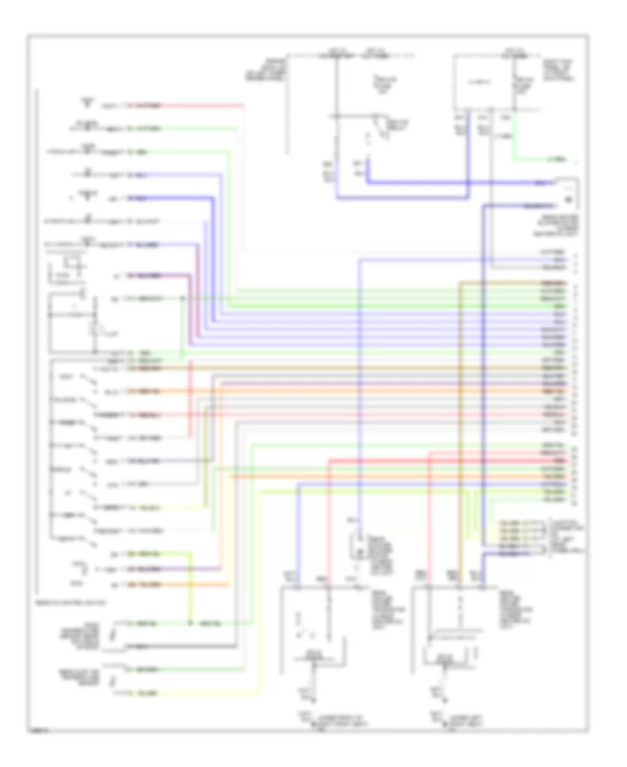 Rear A C Wiring Diagram 1 of 2 for Lexus LX 470 2007
