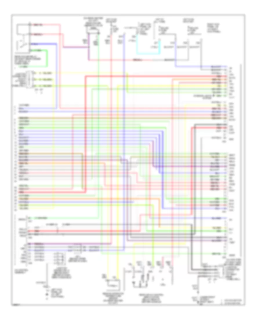 Rear A C Wiring Diagram 2 of 2 for Lexus LX 470 2007