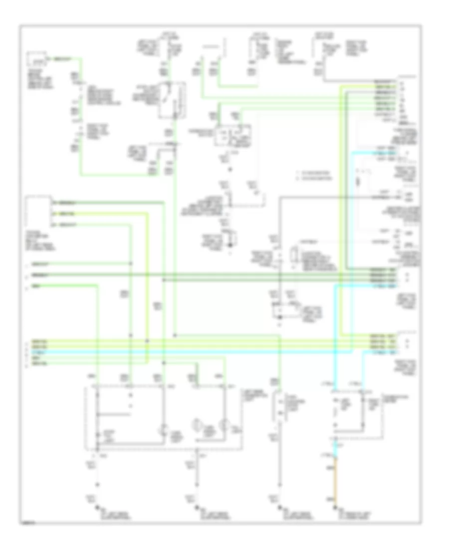 Exterior Lamps Wiring Diagram 2 of 2 for Lexus LX 470 2007