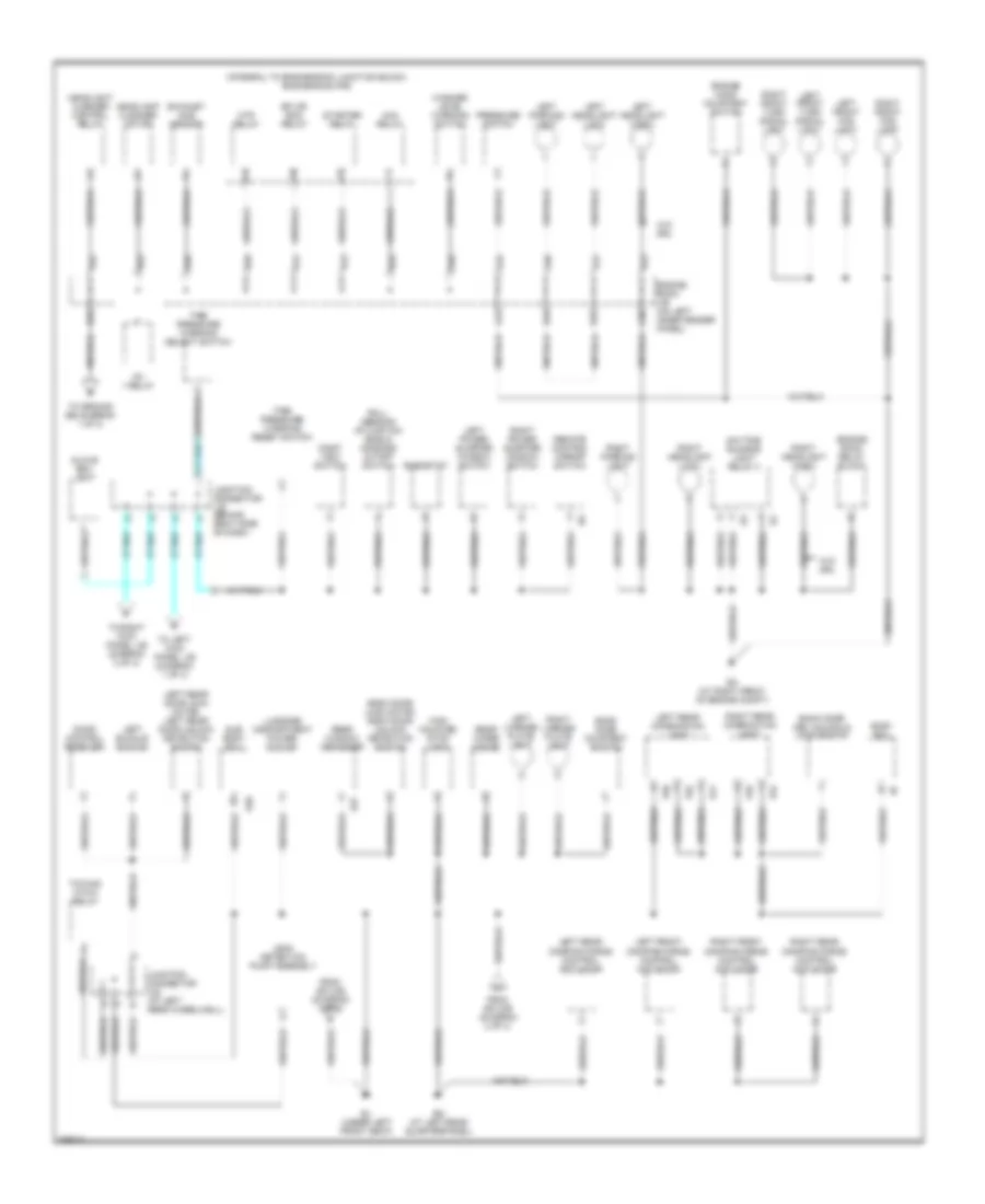 Ground Distribution Wiring Diagram 2 of 4 for Lexus LX 470 2007
