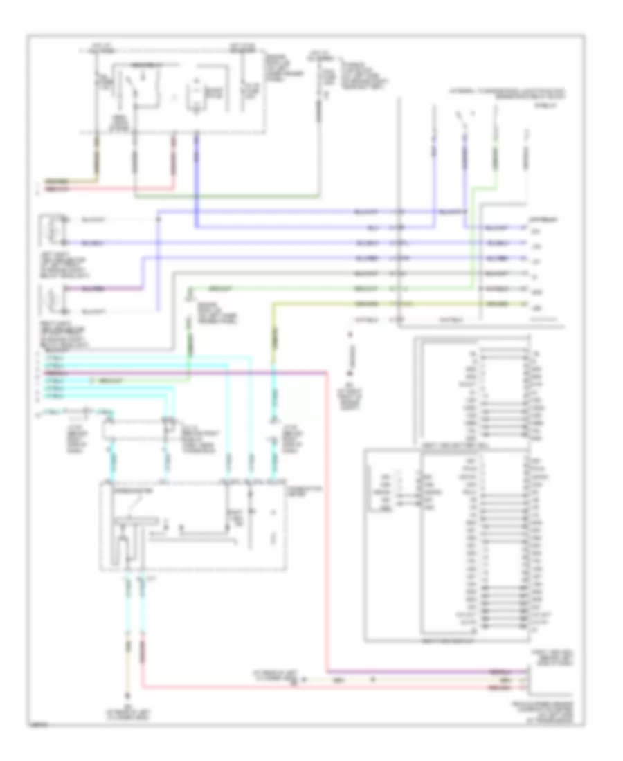 Night Vision Wiring Diagram 2 of 2 for Lexus LX 470 2007