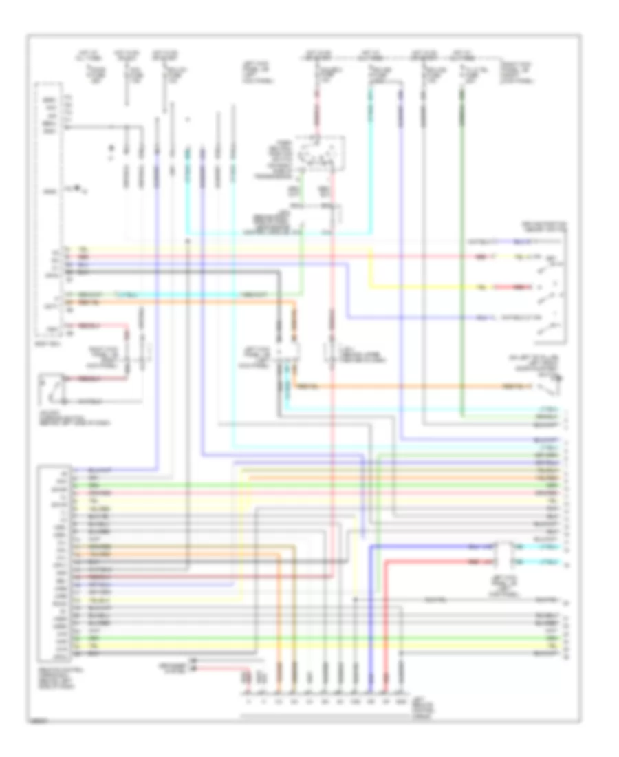 Memory Systems Wiring Diagram 1 of 3 for Lexus LX 470 2007
