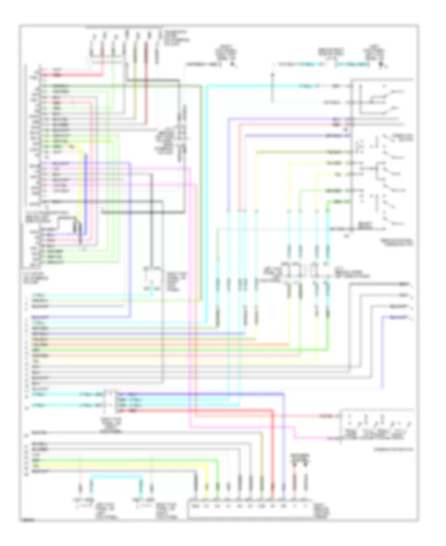 Memory Systems Wiring Diagram (2 of 3) for Lexus LX 470 2007