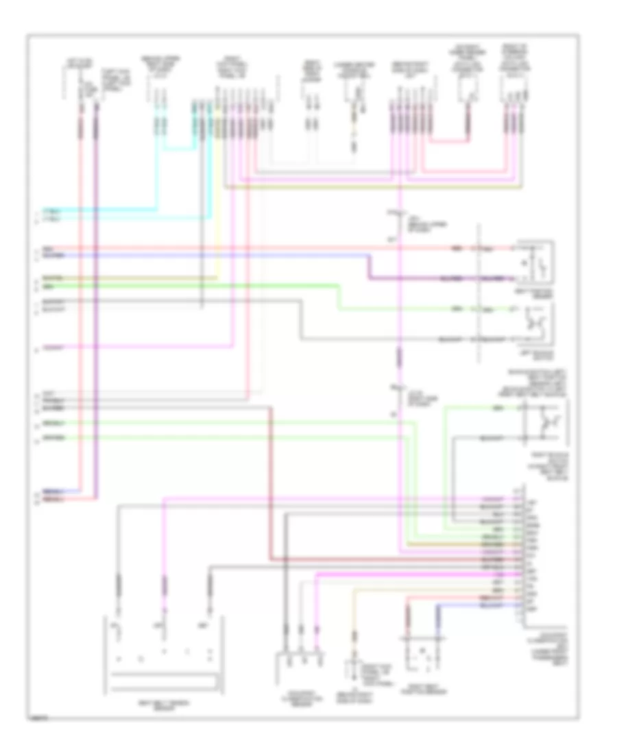 Supplemental Restraints Wiring Diagram (3 of 3) for Lexus LX 470 2007