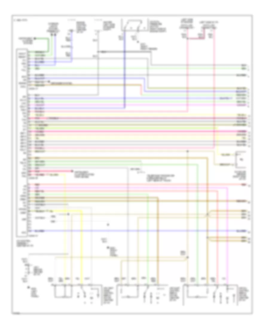 Air Conditioning Wiring Diagrams 1 of 2 for Lexus SC 300 1995