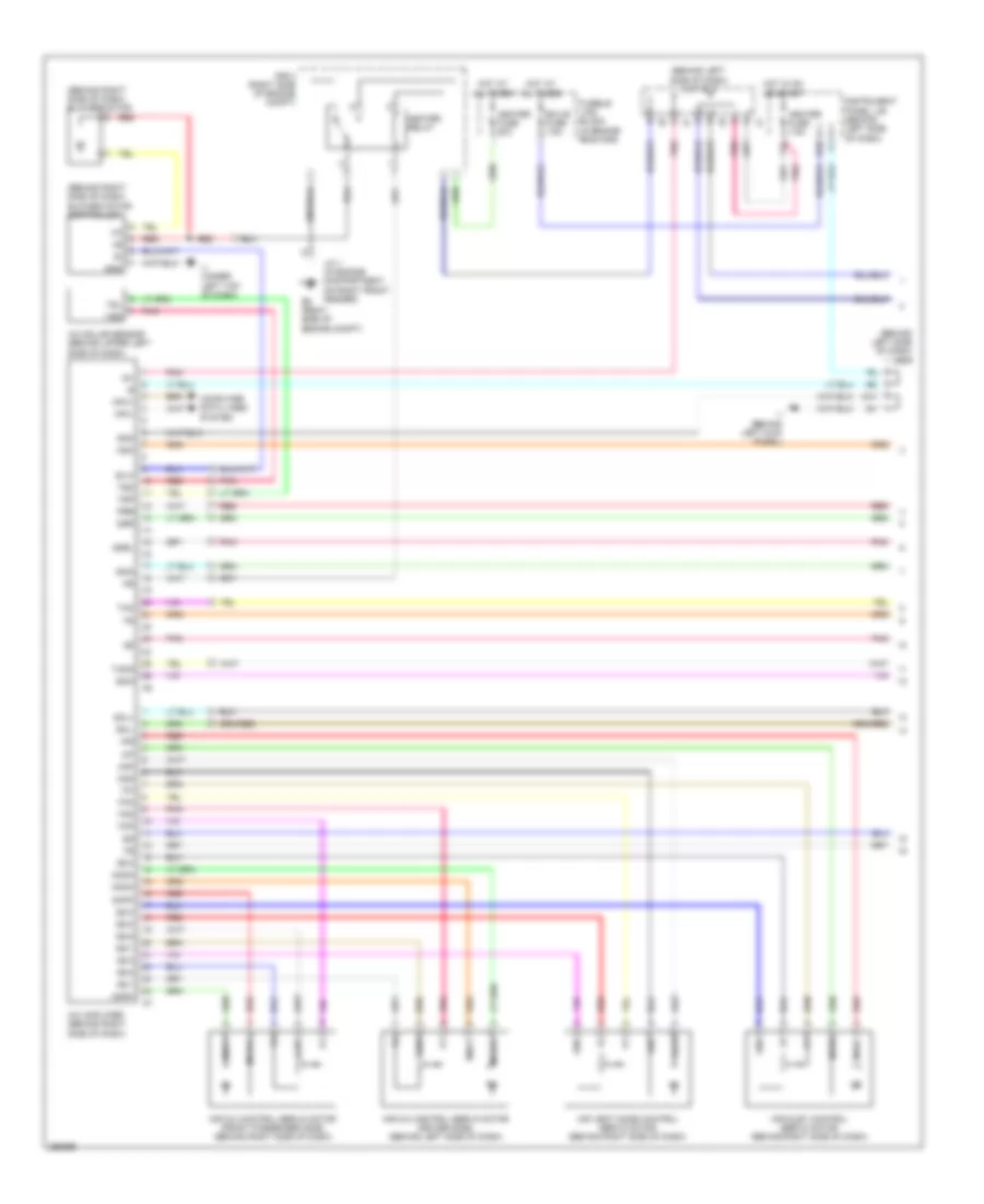 Электросхема кондиционера (1 из 2) для Lexus RX 350 2007