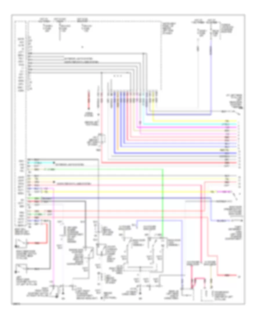 Forced Entry Wiring Diagram 1 of 2 for Lexus RX 350 2007