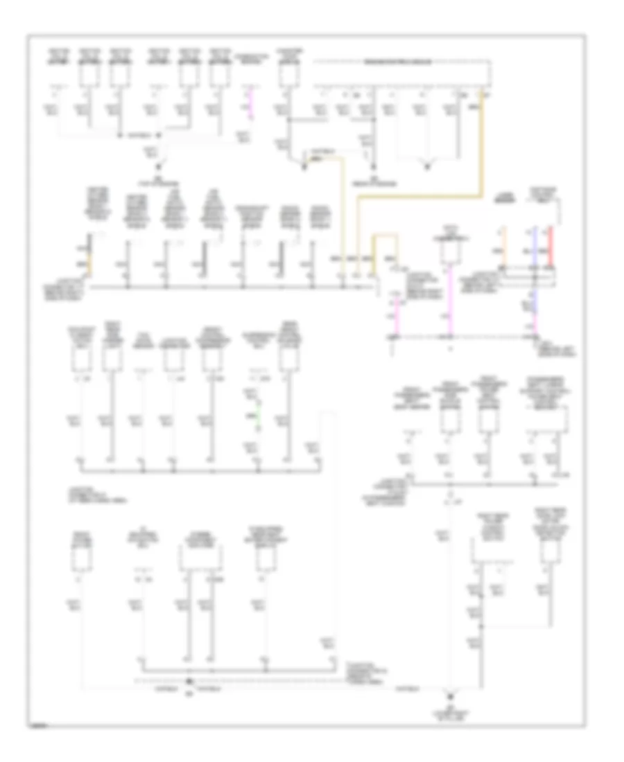 Ground Distribution Wiring Diagram (2 of 4) for Lexus RX 350 2007