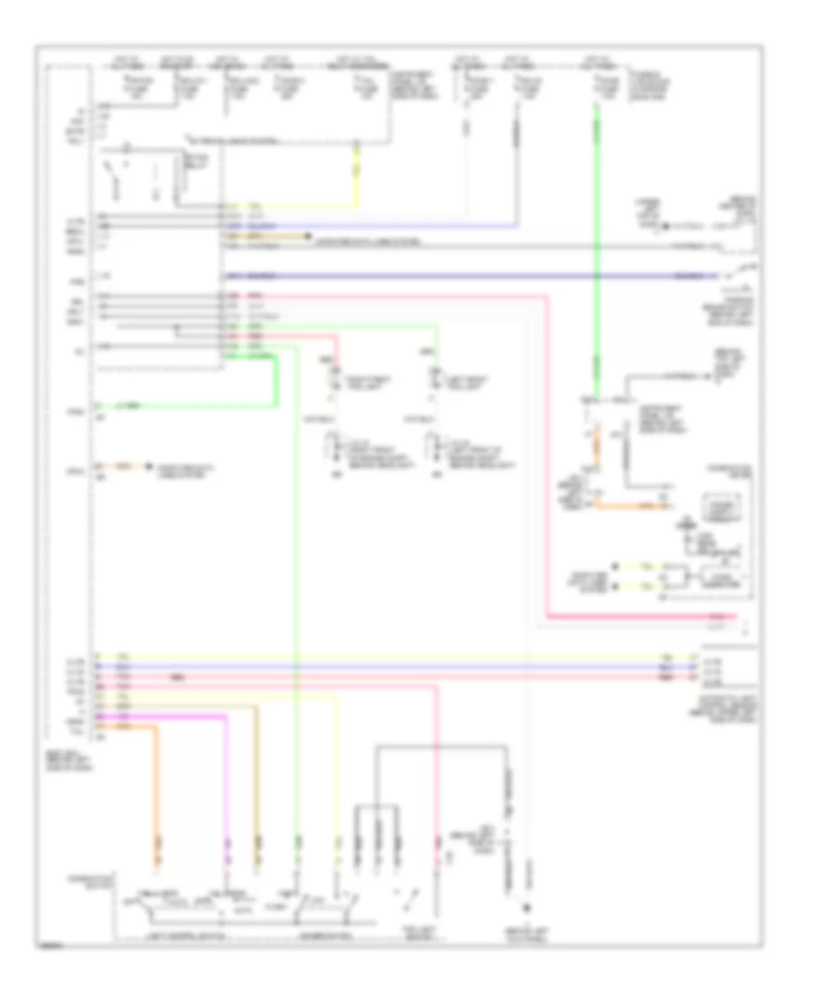Headlamps Wiring Diagram (1 of 2) for Lexus RX 350 2007