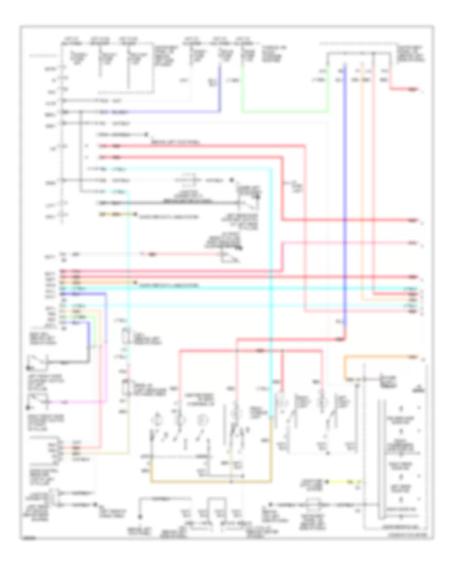 Courtesy Lamps Wiring Diagram 1 of 2 for Lexus RX 350 2007