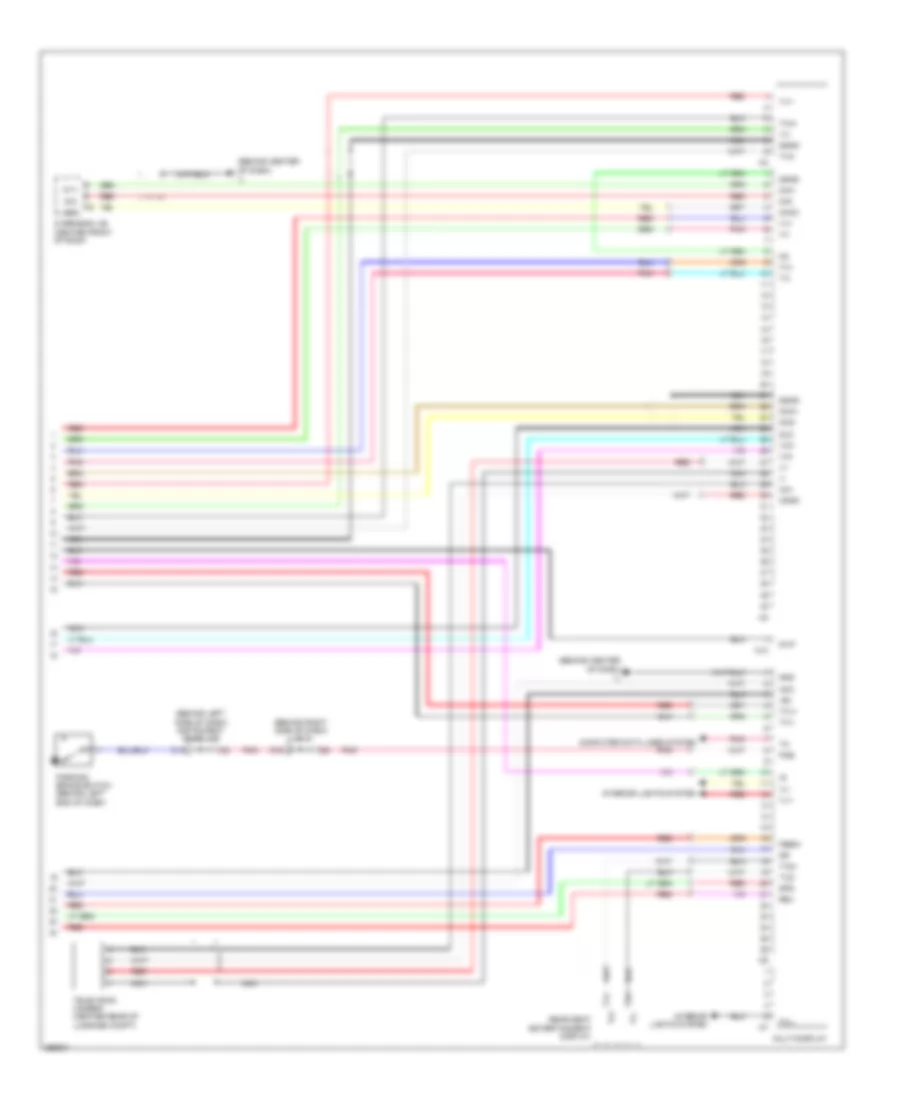 Navigation Wiring Diagram (3 of 3) for Lexus RX 350 2007