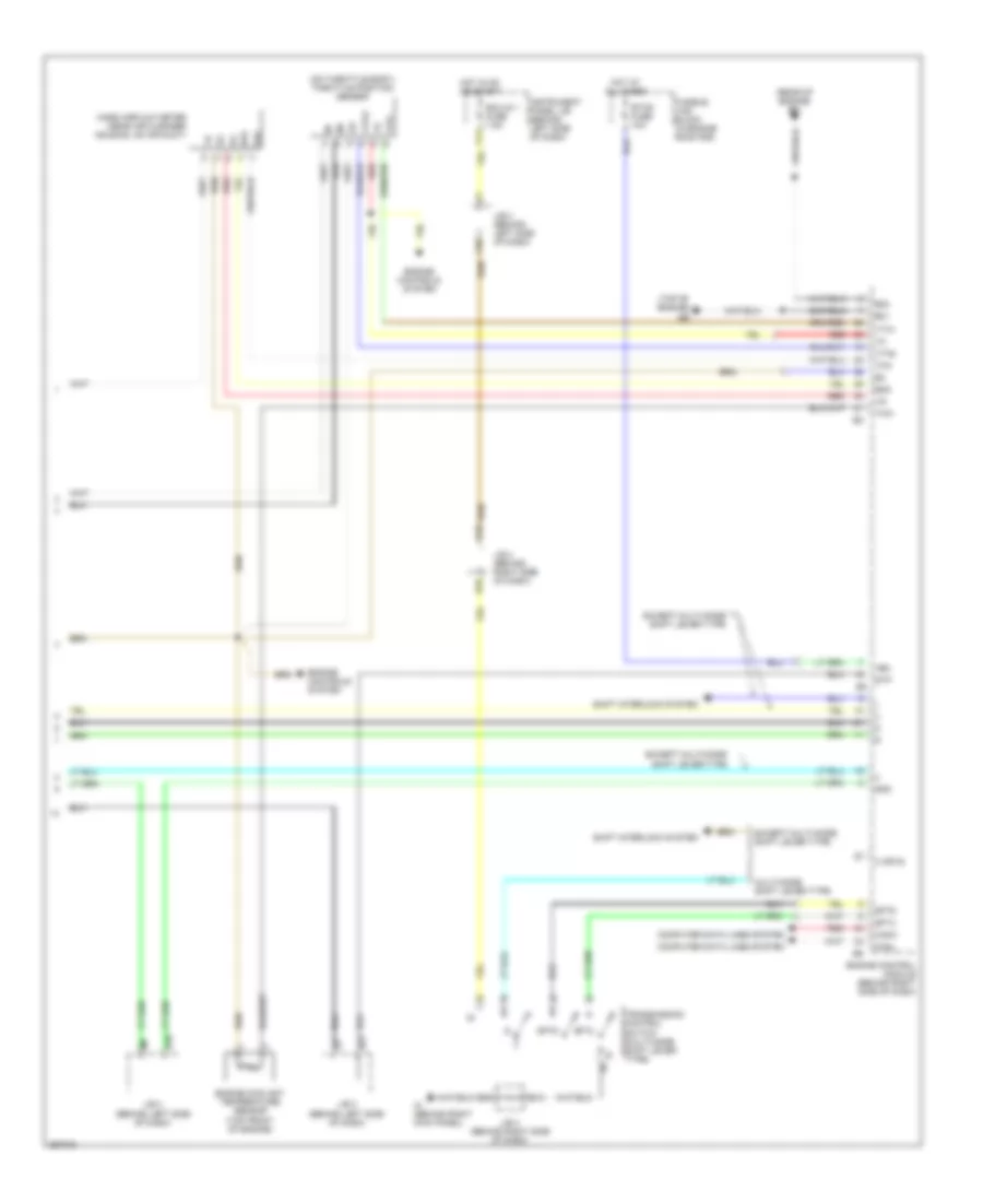 Transmission Wiring Diagram (4 of 4) for Lexus RX 350 2007